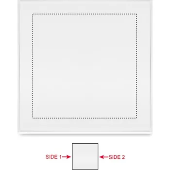 Skleněná cena ve tvaru kostky 5 SIDE 1, 30x30mm Laserové gravírování, 1 barva