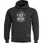 Mikina PHAETON APEX OF NATURE s kapucí ČERNÁ