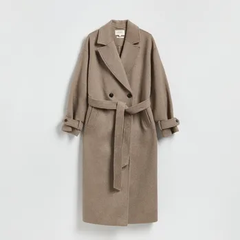 Reserved - Kabát ze směsi vlny - béžová - 480GX-80M - 480GX-80M-XL