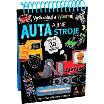 Auta a jiné stroje - Vyškrabuj a vybarvuj - Alicanto