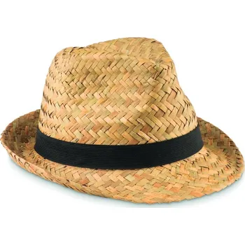 Klobouk Přírodní slámový klobouk 5 bez potisku bez potisku