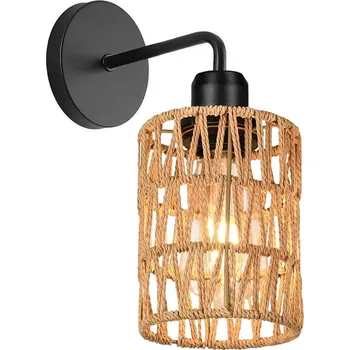 Nástěnné svítidlo Toolight Toolight, nástěnné svítidlo 1xE27 APP1623-1W, černá-hnědá, OSW-05683