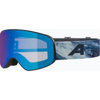 Sjezdové lyžování Dětské lyžařské brýle Alpina Fernie Q-Lite black/blue matt