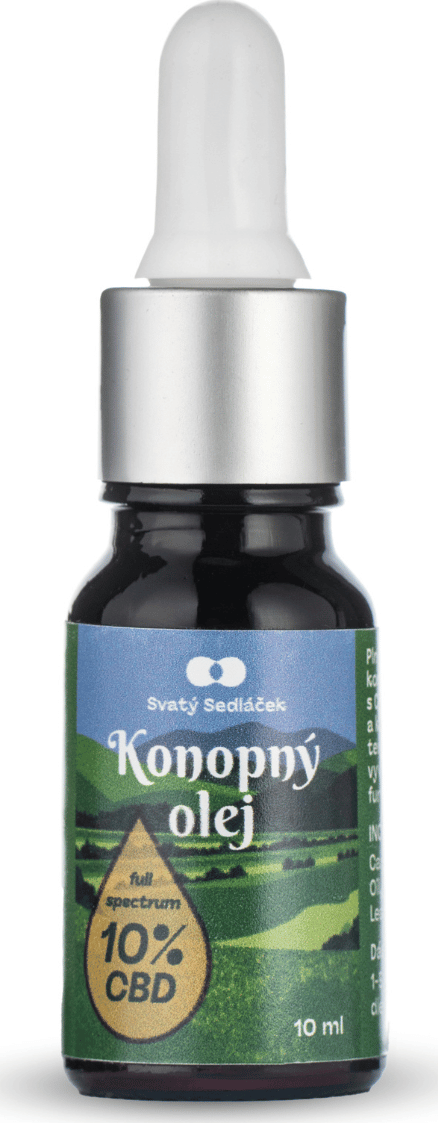 Konopné kapky 10% CBD Jaromír 99 10ml Svatý Sedláček
