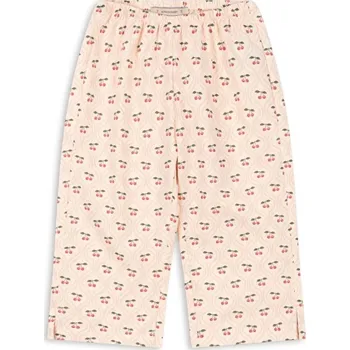 Dětské bavlněné kalhoty Konges Sløjd CIANNA PANTS GOTS KS103756.9BYA béžová 01X, vel. 80