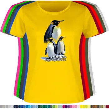 Dámské tričko damske-levne-bavlnene-tricko-digitalni-potisk-tucnak-cisarsky Barva: Yellow - žlutá, velikost: 3XL