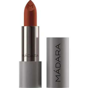 Rtěnka MÁDARA - Make Up VELVET WEAR Matná krémová rtěnka Rtěnky 3.8 g Vínová unisex