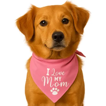 Obleček pro psa Star Šátek pro psy - I LOVE MY MOM