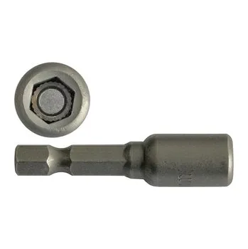 Gola hlavice ořech 10mm s trnem, magnet 5ks