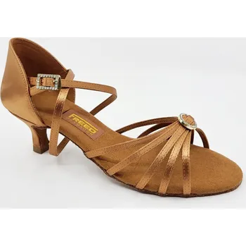 Dámská sálová obuv Freed of London,Sophia - taneční obuv SOPHIAFB, tmavě tělová 42