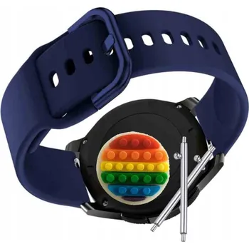 Pouzdro na mobilní telefon Řemínek Řemínek pro Colmi P10, Silikonový Tmavě Modrý Smyčka, nastavitelný