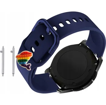 Pouzdro na mobilní telefon Pásek Řemínek pro Forever IGO 2 JW-150, Silikon, tmavě modrá smyčka, nastavitelný