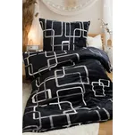 Jerry Fabrics Povlečení mikroflanel 140x200 + 70x90 cm - Čtverce