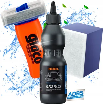 Autokosmetika Sada na leštění skla / autoskel ADBL Glass Polish + aplikátor + neviditelný stěrač