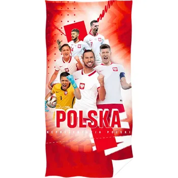 Plážová osuška 140x70 PZPN POLSKO EURO