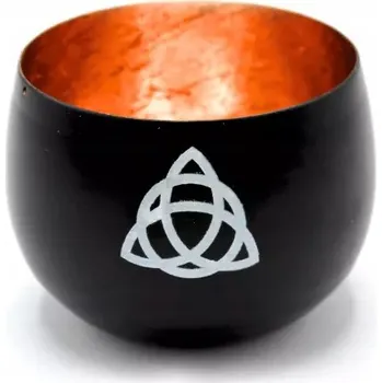 Svícen Měděný Černý Svícen - Triquetra