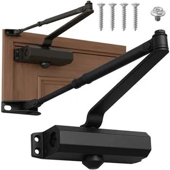 Zavírač dveří Zavírač dveří 40-60 kg černá Ruhhy 26782