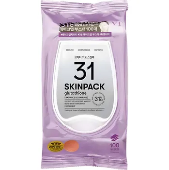 VT Cosmetics – Glutathione Luminous 31 Skin Pack – Tonizační polštářky s glutathionem pro přípravu pleti na make-up – 100 ks