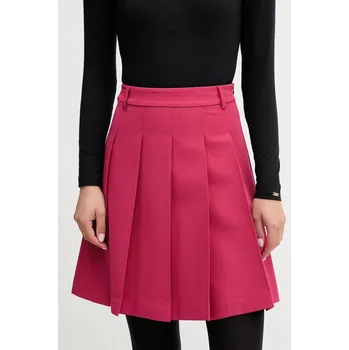 Dámská sukně Sukně United Colors of Benetton růžová barva, mini, áčková, 4R4CD004W 42X, vel. 42