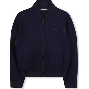 Chlapecká mikina Dětská mikina Karl Lagerfeld Z30646.86.108 námořnická modř 59X, vel. 86