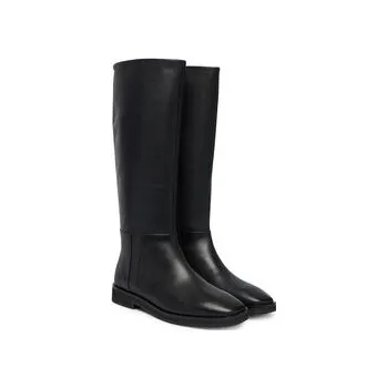 Dámské kozačky Kozačky Calvin Klein Formal Utk Boot Lth HW0HW02599 Černá 37