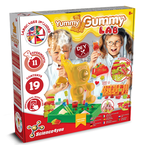 GUMMY FACTORY. Továrna na žvýkačky ideální pro děti NÁLEPKY (Plnobarevně, 60 x 60mm) Plnobarevně 400 Přední