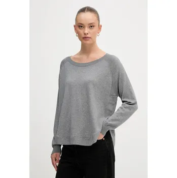 Dámský svetr Svetr s příměsí vlny United Colors of Benetton 1Y6SD10EG šedá 90X, vel. XXS