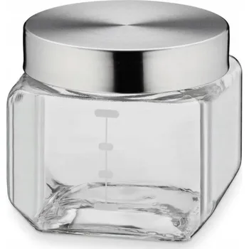 Dóza na potraviny KELA Dóza skladovací sklo / nerez ISA 0,75 l