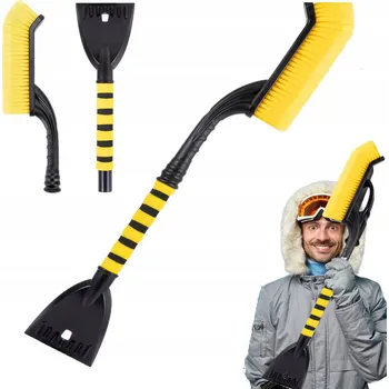 Autoškrabka ŠKRABKA NA OKNA S KARTÁČEM TELESKOPICKÁ KARTÁČ NA AUTO 67CM 2V1