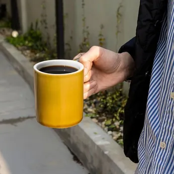 LOVERAMICS Bond Mustard 300 ml - porcelánový hrníček na kávu a čaj