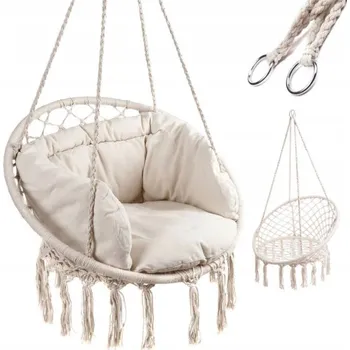 Zahradní houpačka Závěsná zahradní houpačka Trees 60 x 60 cm