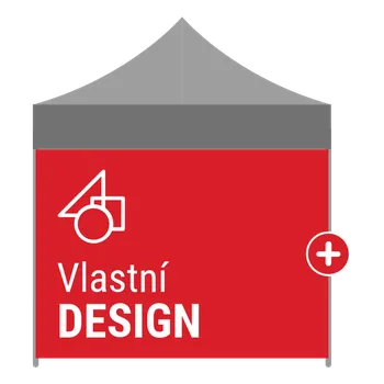 Stan Stěna plná pro reklamní stan Stan půdorysu 1.5x1.5m
