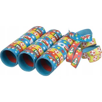 Party dekorace Amscan serpentiny na párty pro kluky, 13 cm, papírové