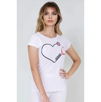 Zdravotnický oděv 2P Servis Triko dámské Stetoskop Bílá M