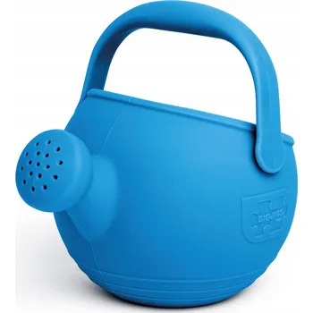 Hračka na písek Silikonová konvička Bigjigs Toys Oceánově modrá