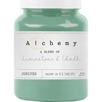 Speciální výtvarná barva Křídová barva s odolností minerální barvy Fusion ALCHEMY - JUNIPER - 500 ml