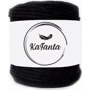 Příze Macrame příze KaFanta 3mm/200m - černá
