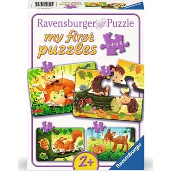 Puzzle Moje první puzzle lesní zvířátka 4v1