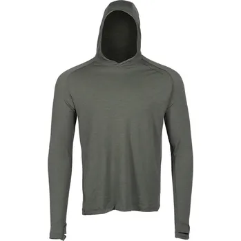 Pánská mikina Mikina funkční LOCHSA MERINO SLATE ŠEDÁ