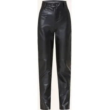 Dámské kalhoty Monari Dámské Kalhoty V Koženém Vzhledu, tmavě modrá, 34