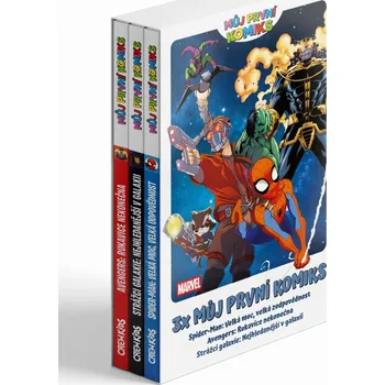 3x Můj první komiks (Avengers, Spider-man, Strážci galaxie)