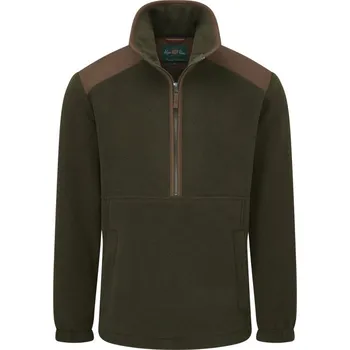 Pánská mikina ALAN PAINE - Aylsham half zip fleece mikina pánská Green Zelená L