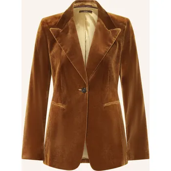 Dámské sako Windsor. Dámský Sametový Blejzr, hnědá, 36