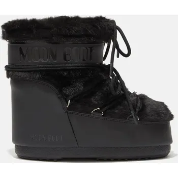 Dámská zimní obuv Sněhule MOON BOOT Low Faux Fur Black Černá 39/41
