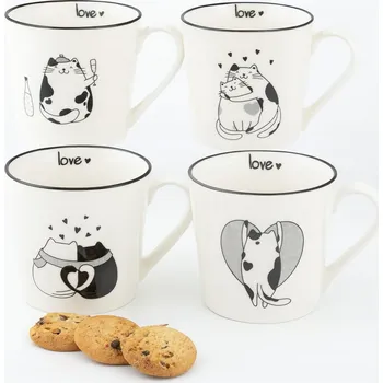 Hrnek Ravi SWEET ANIMALS porcelán 390 ml