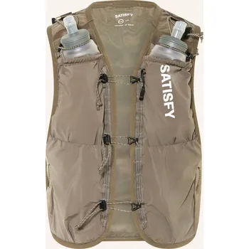 Dámská vesta Satisfy Běžecká Vesta Justice™ Cordura® 5l Hydration, černošedá