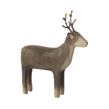 Vánoční dekorace Maileg Vánoční dřevěný reindeer - Small