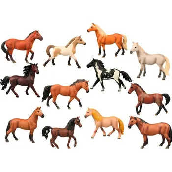 Figurka Zvířátko kůň 14cm Zoolandia plastová figurka koník 12 druhů