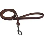 Bafpet Vodítko z maštěné kůže ZUBR 120cm/14mm hnědá