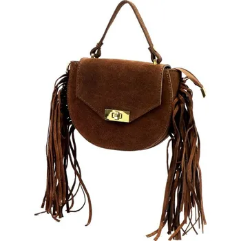 Kožená kabelka Luka 25-065 - hnědá